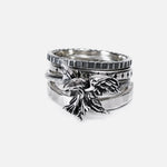 Werkstatt München 4 Silver Ring Combination Eagle