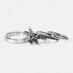 Werkstatt München 4 Silver Ring Combination Eagle