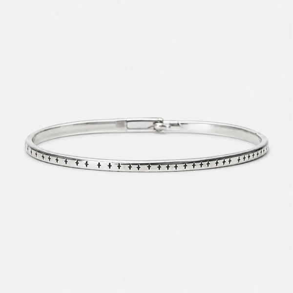 WERKSTATT MÜNCHEN BANGLE HOOK FORGED XS Werkstatt München Bangle Hook Pattern | Ginza Silver
