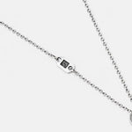 Werkstatt München Fine Chain Key + Tag Necklace