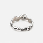 Werkstatt München Floral Skull Ring